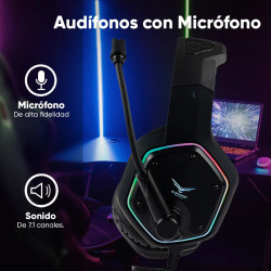Audífonos Gamer 7.1 RGB NAJA NA-0315