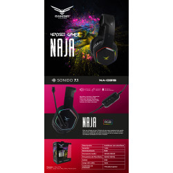 Audífonos Gamer 7.1 RGB NAJA NA-0315