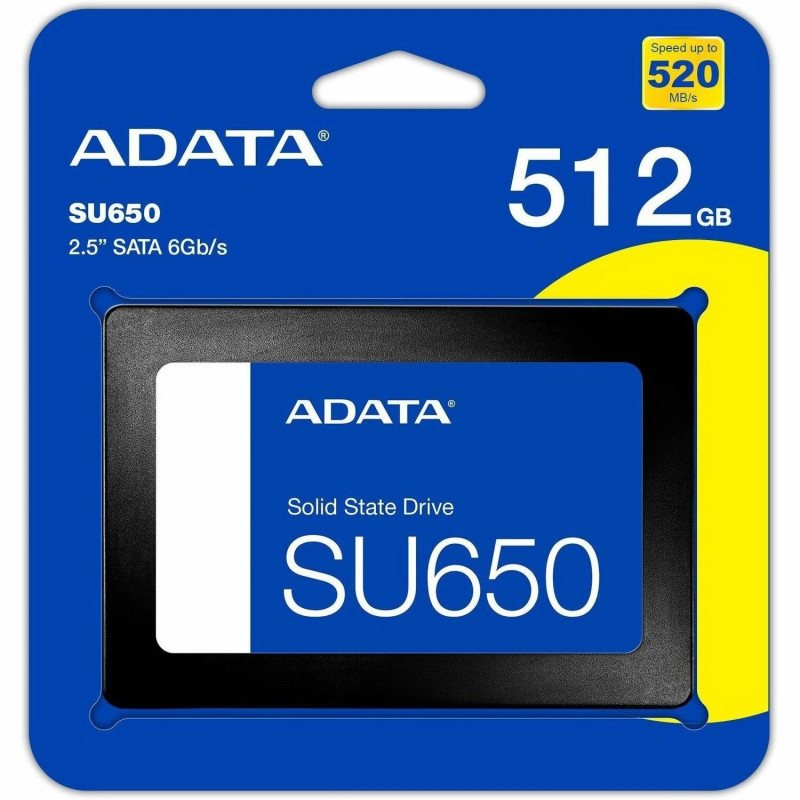 512GB SSD /  Unidad de Estado Sólido ADATA SU650 SATAIII / ASU650SS-512GT-R