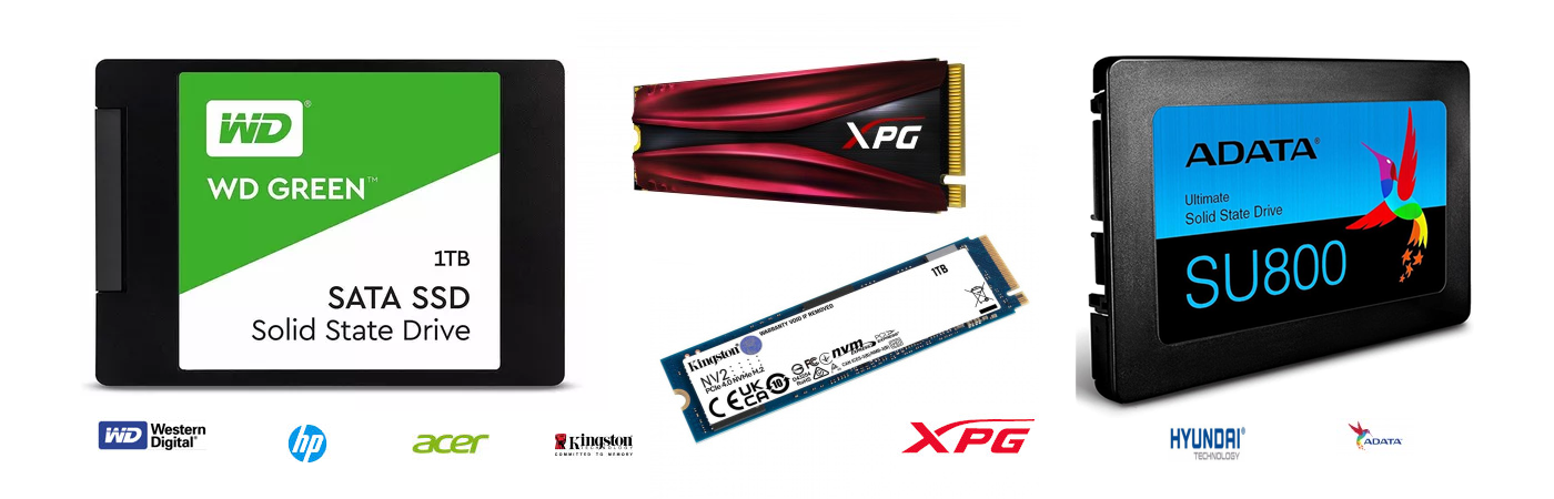 Componentes de Computadora, Almacenamiento interno, SSD, Discos Duros, M.2, Unidad de estado solido